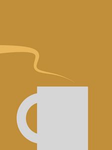 Preview wallpaper cup, coffee, steam