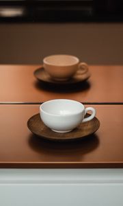 Preview wallpaper cup, dish, dishes, table, kitchen