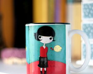 Preview wallpaper cup, drawing, design, dishes