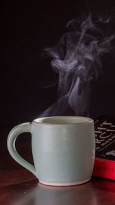 Preview wallpaper cup, drink, steam, hot