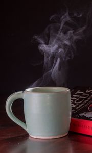 Preview wallpaper cup, drink, steam, hot