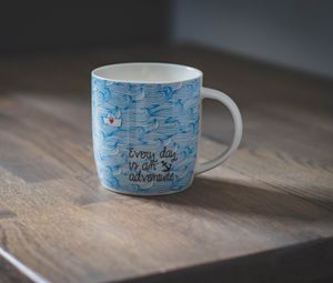 Preview wallpaper cup, inscription, motivation, table