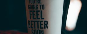 Preview wallpaper cup, inscription, motivation, words, text