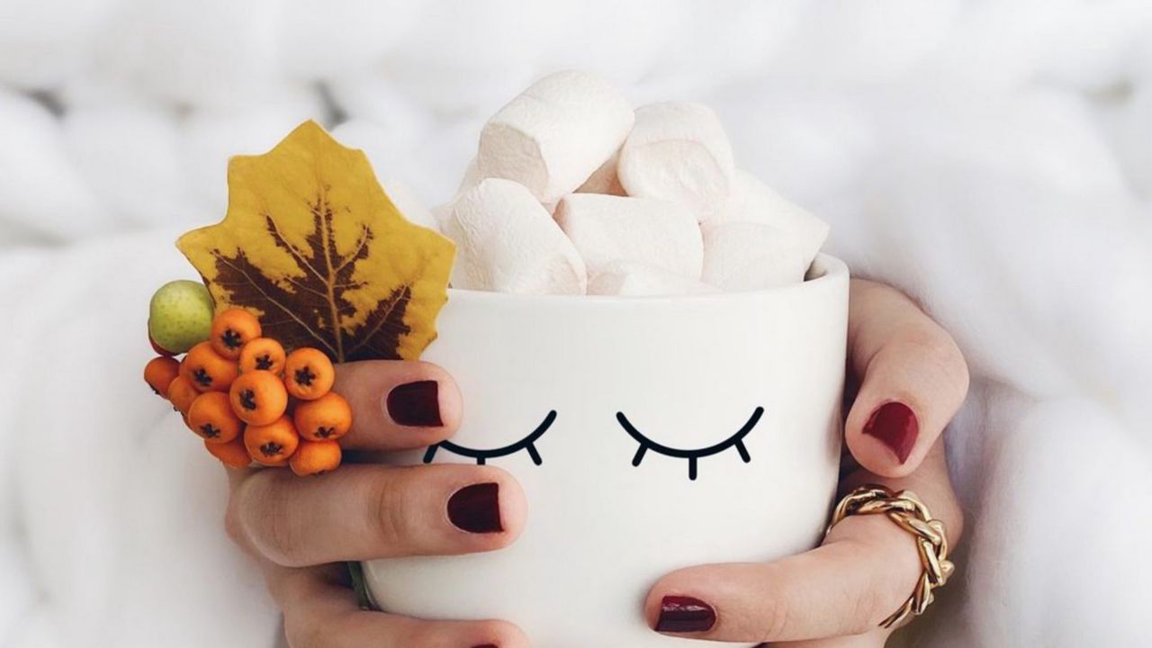 Wallpaper cup, marshmallow, comfort, aesthetics, white