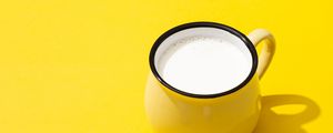 Preview wallpaper cup, milk, eggs, yellow