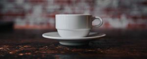 Preview wallpaper cup, saucer, white, table