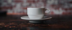 Preview wallpaper cup, saucer, white, table