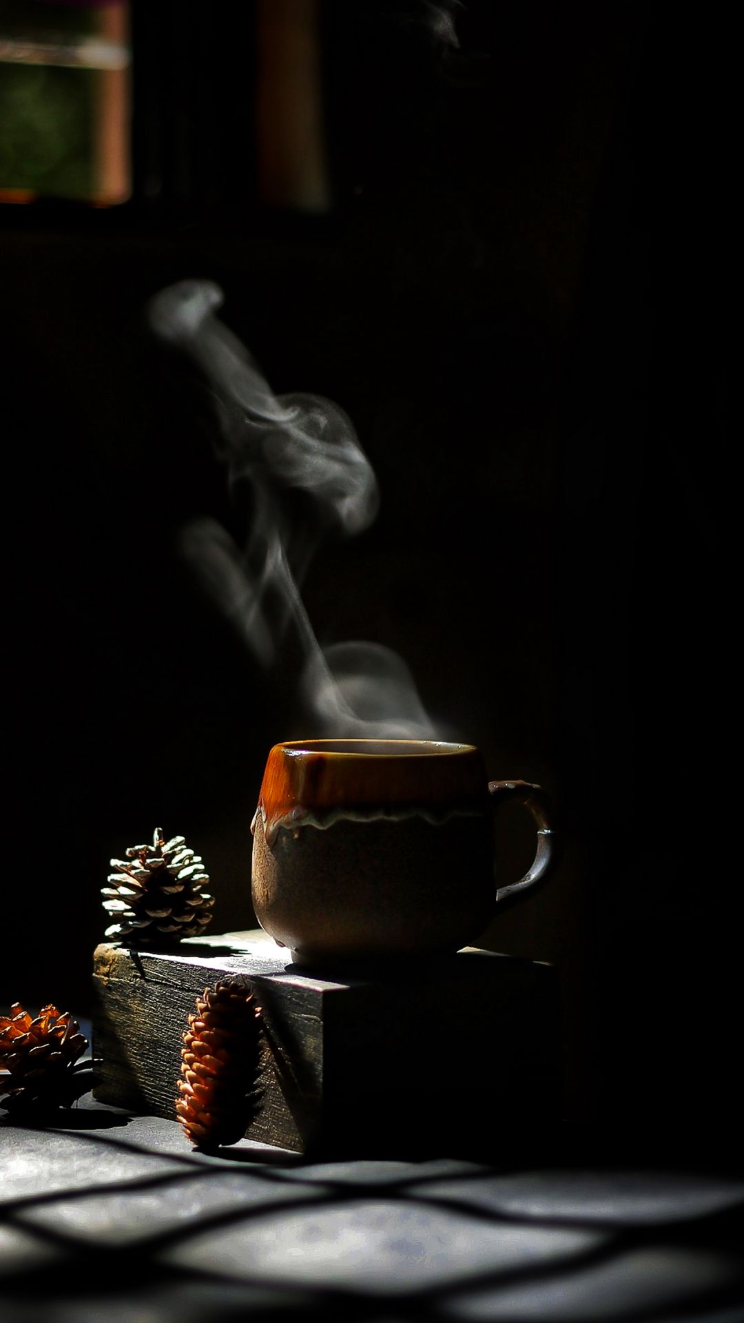 Download wallpaper 1080x1920 cup, steam, bumps, drink samsung galaxy s4