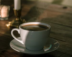 Preview wallpaper cup, steam, drink, tea