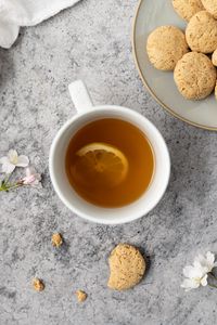 Preview wallpaper cup, tea, cookies