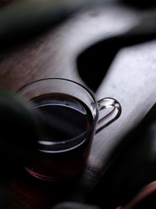 Preview wallpaper cup, tea, drink, dark