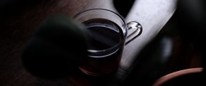 Preview wallpaper cup, tea, drink, dark