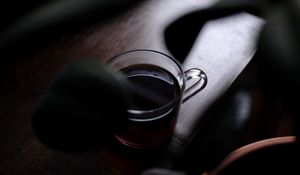 Preview wallpaper cup, tea, drink, dark