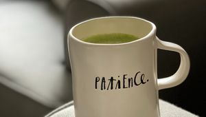 Preview wallpaper cup, tea, drink, words, inscription