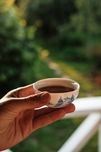 Preview wallpaper cup, tea, hand, drink