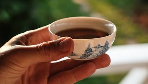 Preview wallpaper cup, tea, hand, drink