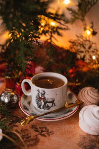 Preview wallpaper cup, tea, holiday, new year, christmas