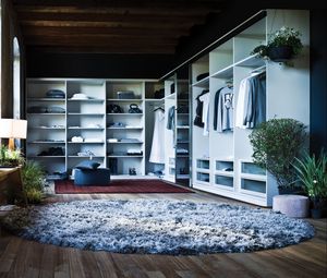 Preview wallpaper cupboard, shelves, interior, wardrobe