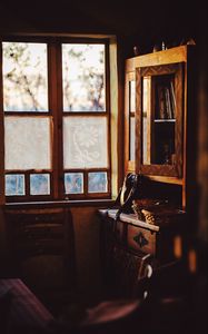 Preview wallpaper cupboard, window, bag, interior