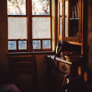 Preview wallpaper cupboard, window, bag, interior
