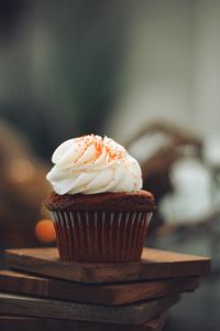 Preview wallpaper cupcake, dessert, sweet, pastries, cooking