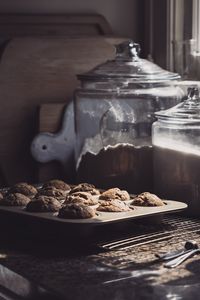 Preview wallpaper cupcakes, pastries, dessert, jar