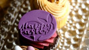 Preview wallpaper cupcakes, topping, dessert, eggs, easter