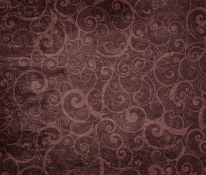 Preview wallpaper curls, old, spiral, pattern, dark