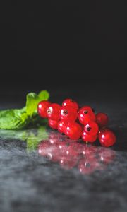 Preview wallpaper currant, berry, red, fruit, leaves