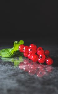 Preview wallpaper currant, berry, red, fruit, leaves