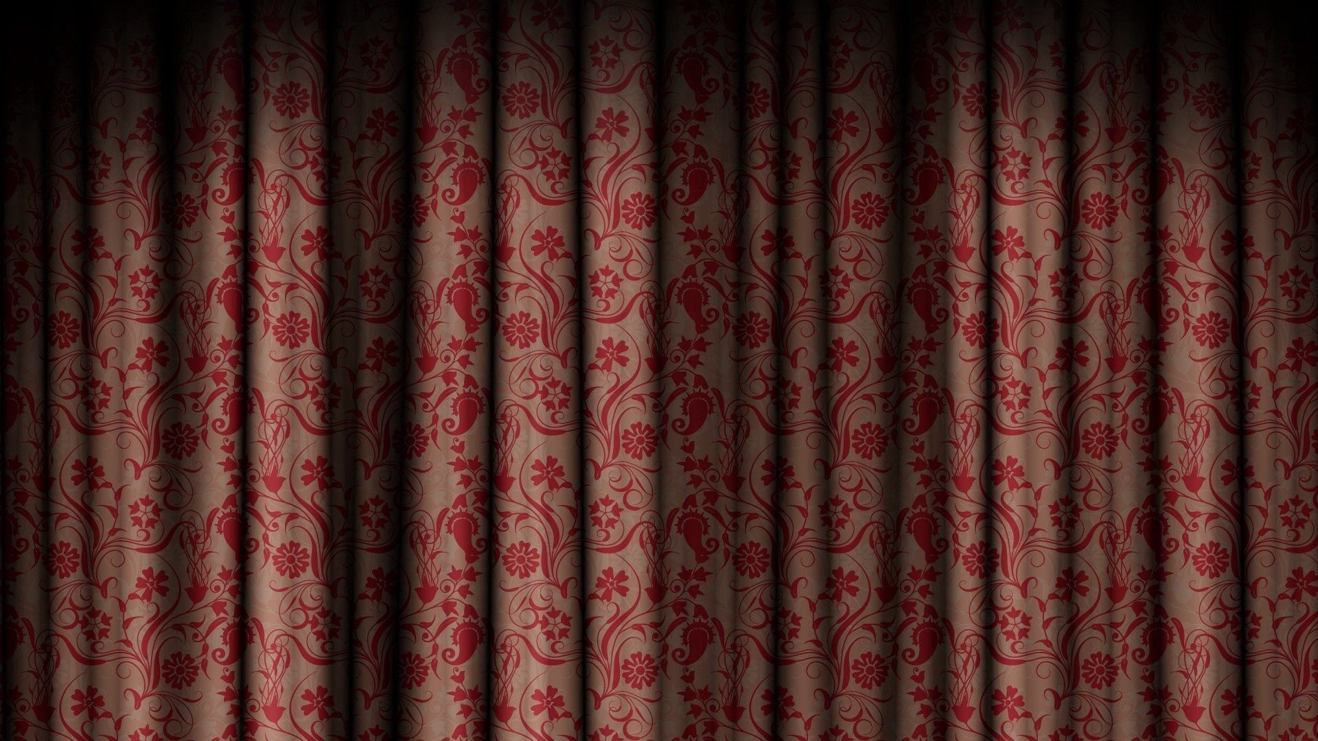 Download wallpaper 1920x1080 curtain, texture, patterns, colors hd  background
