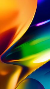 Preview wallpaper curves, bright, colorful, glare, abstraction