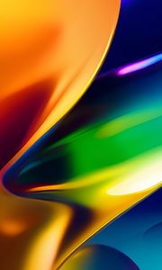 Preview wallpaper curves, bright, colorful, glare, abstraction