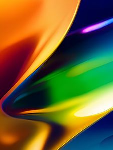 Preview wallpaper curves, bright, colorful, glare, abstraction