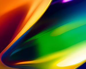 Preview wallpaper curves, bright, colorful, glare, abstraction