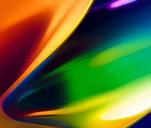 Preview wallpaper curves, bright, colorful, glare, abstraction