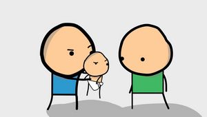 Preview wallpaper cyanide and happiness, kid, drawing