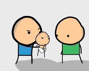 Preview wallpaper cyanide and happiness, kid, drawing