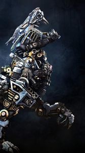 Preview wallpaper cyborg, robot, animal, iron