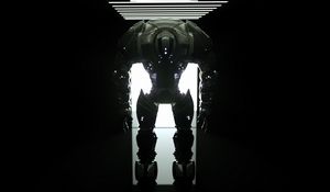 Preview wallpaper cyborg, robot, technology, glow