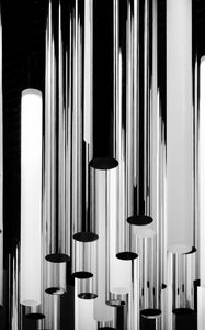 Preview wallpaper cylinders, light, bw