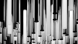 Preview wallpaper cylinders, light, bw