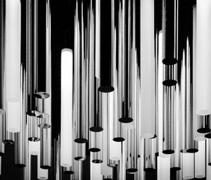 Preview wallpaper cylinders, light, bw