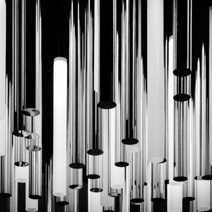 Preview wallpaper cylinders, light, bw