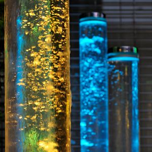 Preview wallpaper cylinders, liquid, glow