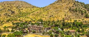 Preview wallpaper cyprus, village, mountains, buildings