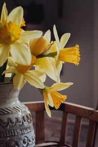 Preview wallpaper daffodils, flowers, vase, bouquet