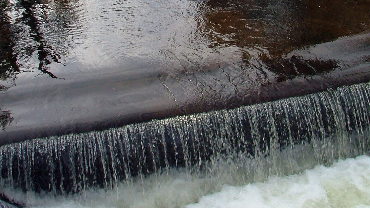 Wallpaper dam, river, water, spring