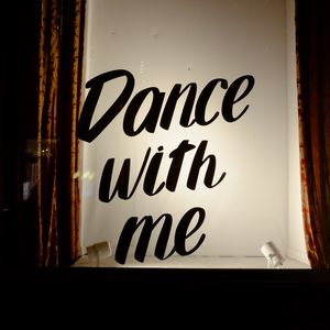 Preview wallpaper dance with me, words, inscription