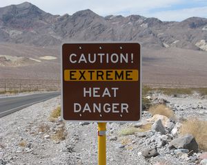 Preview wallpaper danger, sign, words, road